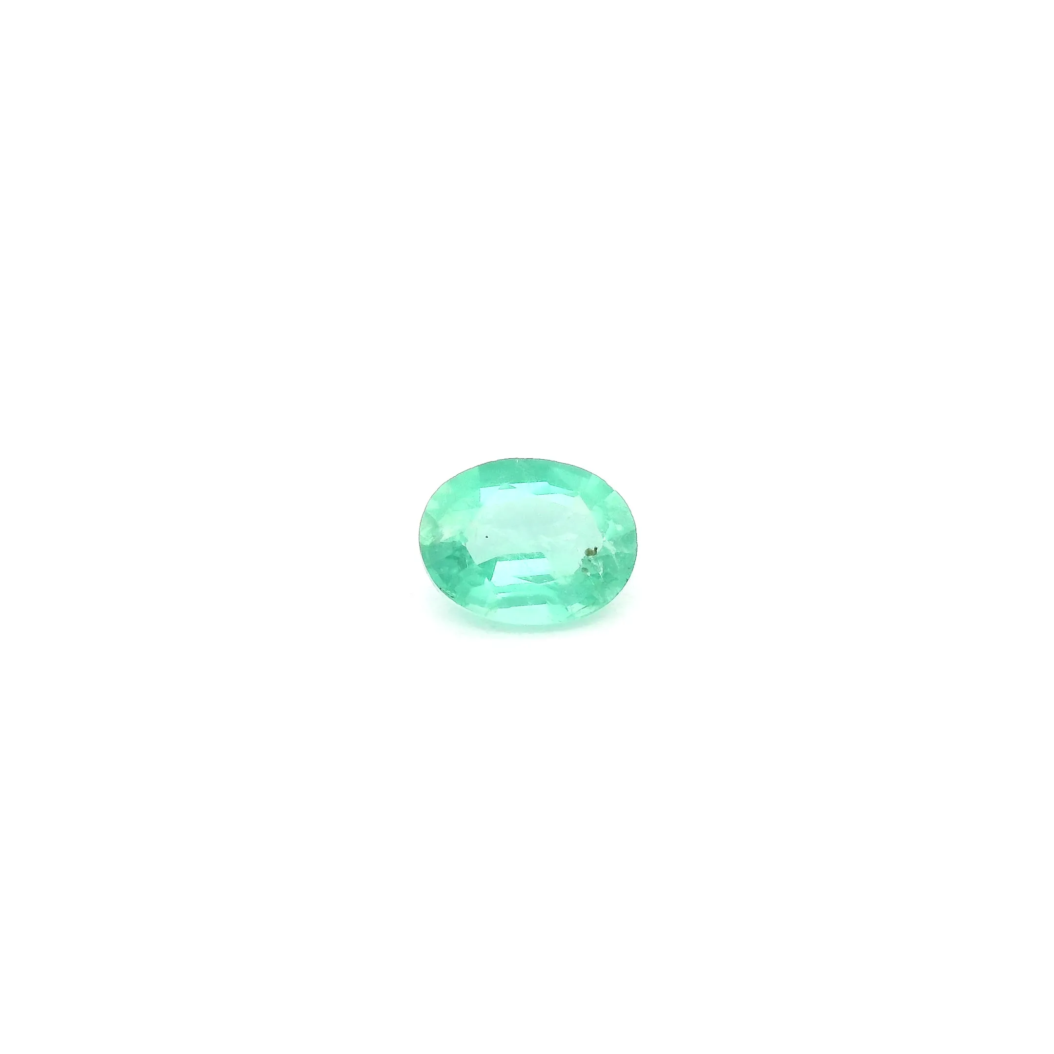 0.35ct Oval Natural Emerald (Colour Green, Clarity Slightly Included, Cut Faceted)