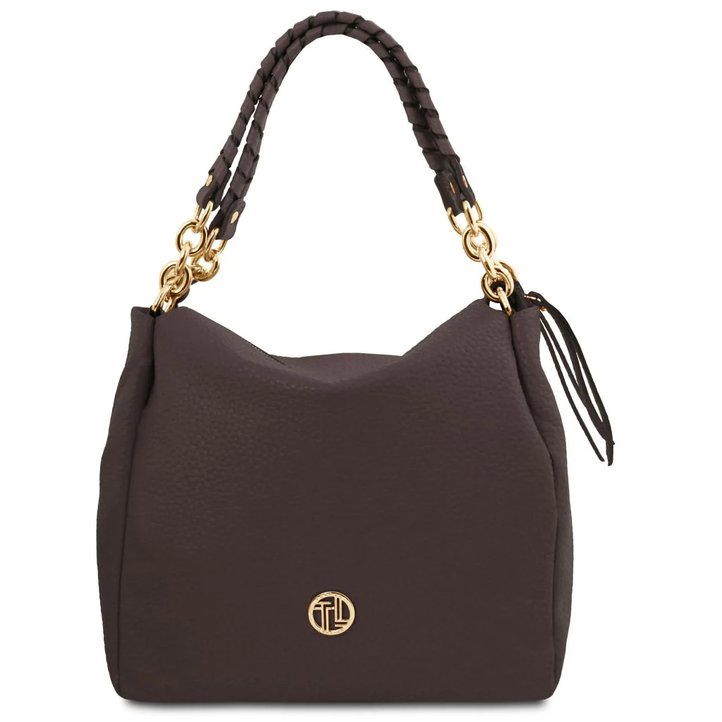Amy - Soft Leather Shopping Bag (TL142385) - Image 8