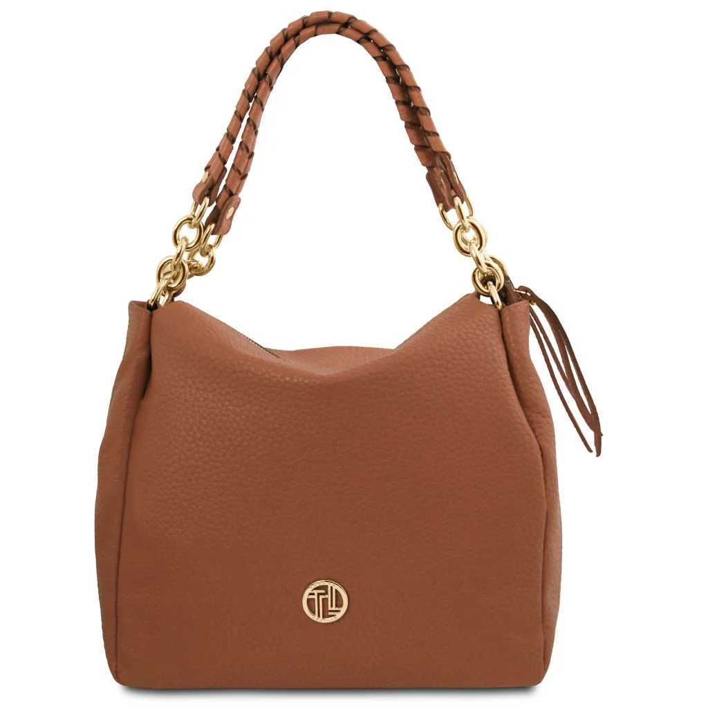 Amy - Soft Leather Shopping Bag (TL142385) - Image 9