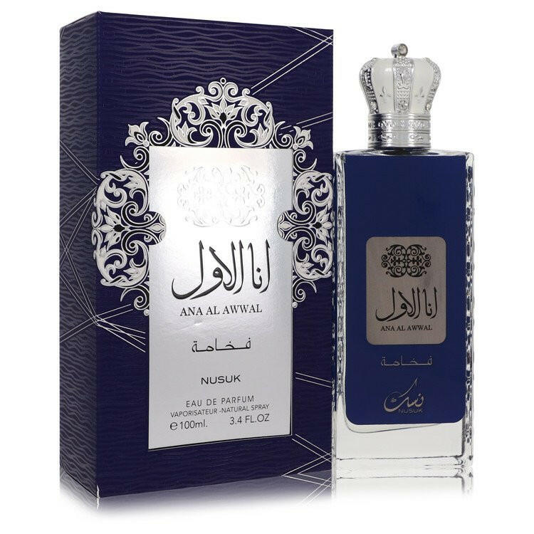 Ana Al Awwal Blue Eau De Parfum Spray By Nusuk - 3.4 oz