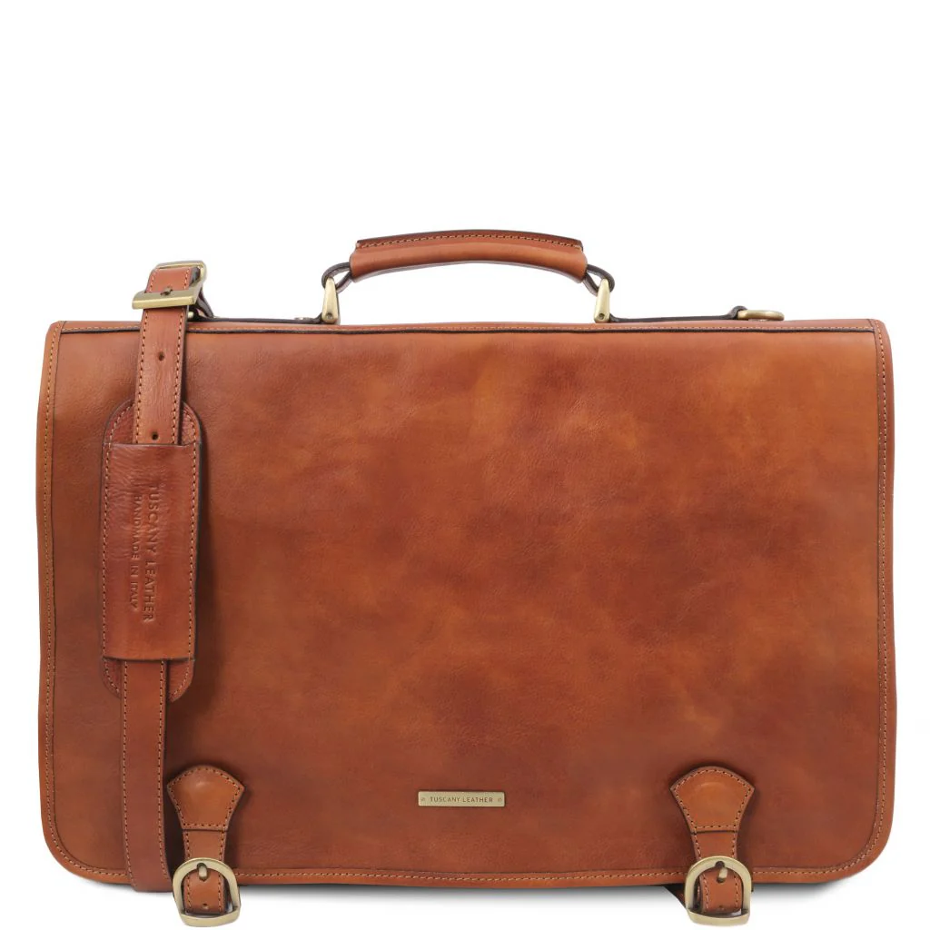Ancona - Leather Messenger Bag (TL142073) - Image 11