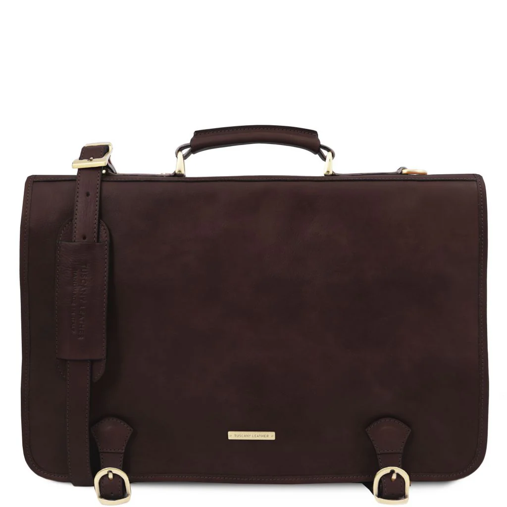 Ancona - Leather Messenger Bag (TL142073) - Image 12