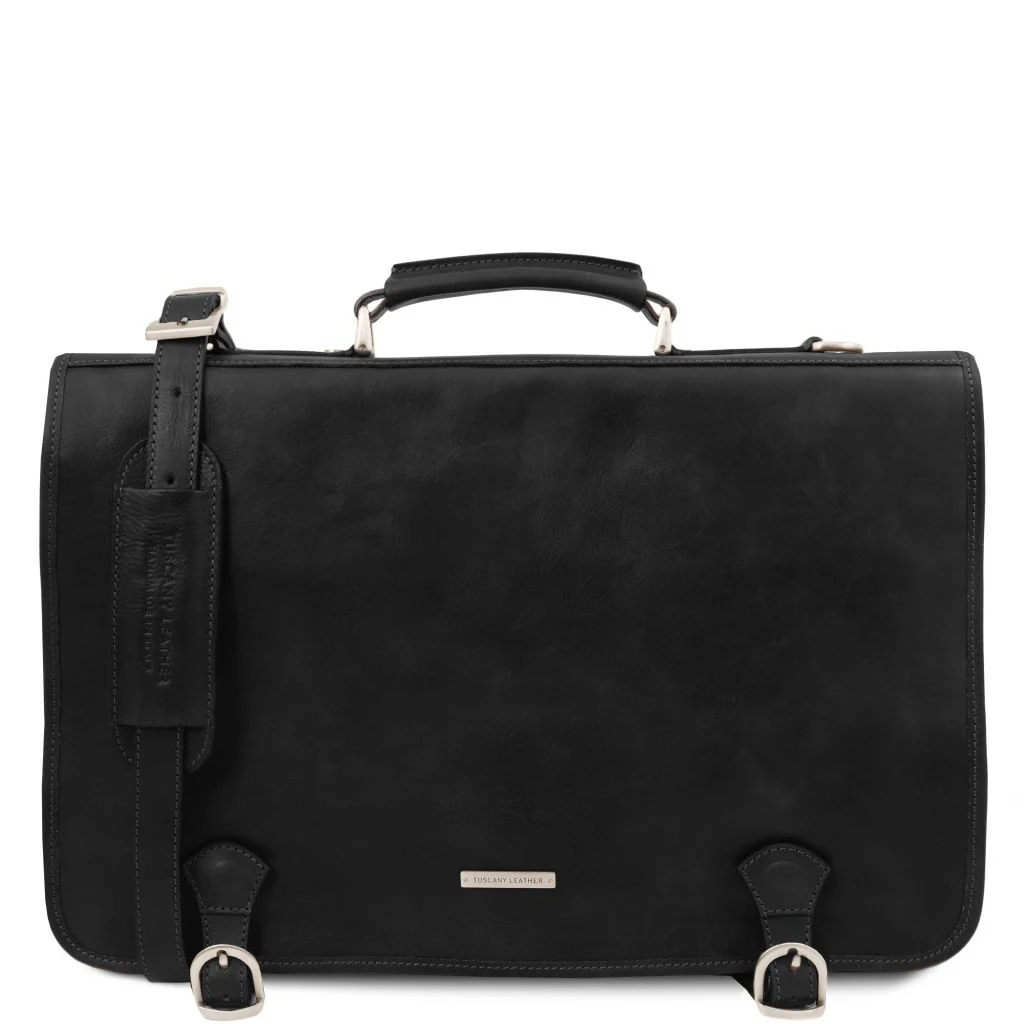 Ancona - Leather Messenger Bag (TL142073) - Image 14