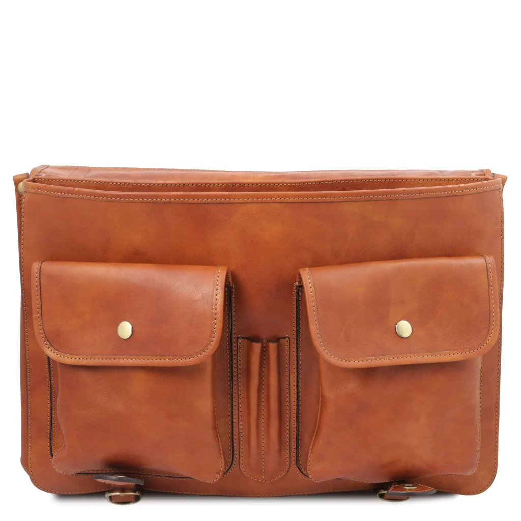 Ancona - Leather Messenger Bag (TL142073) - Image 4