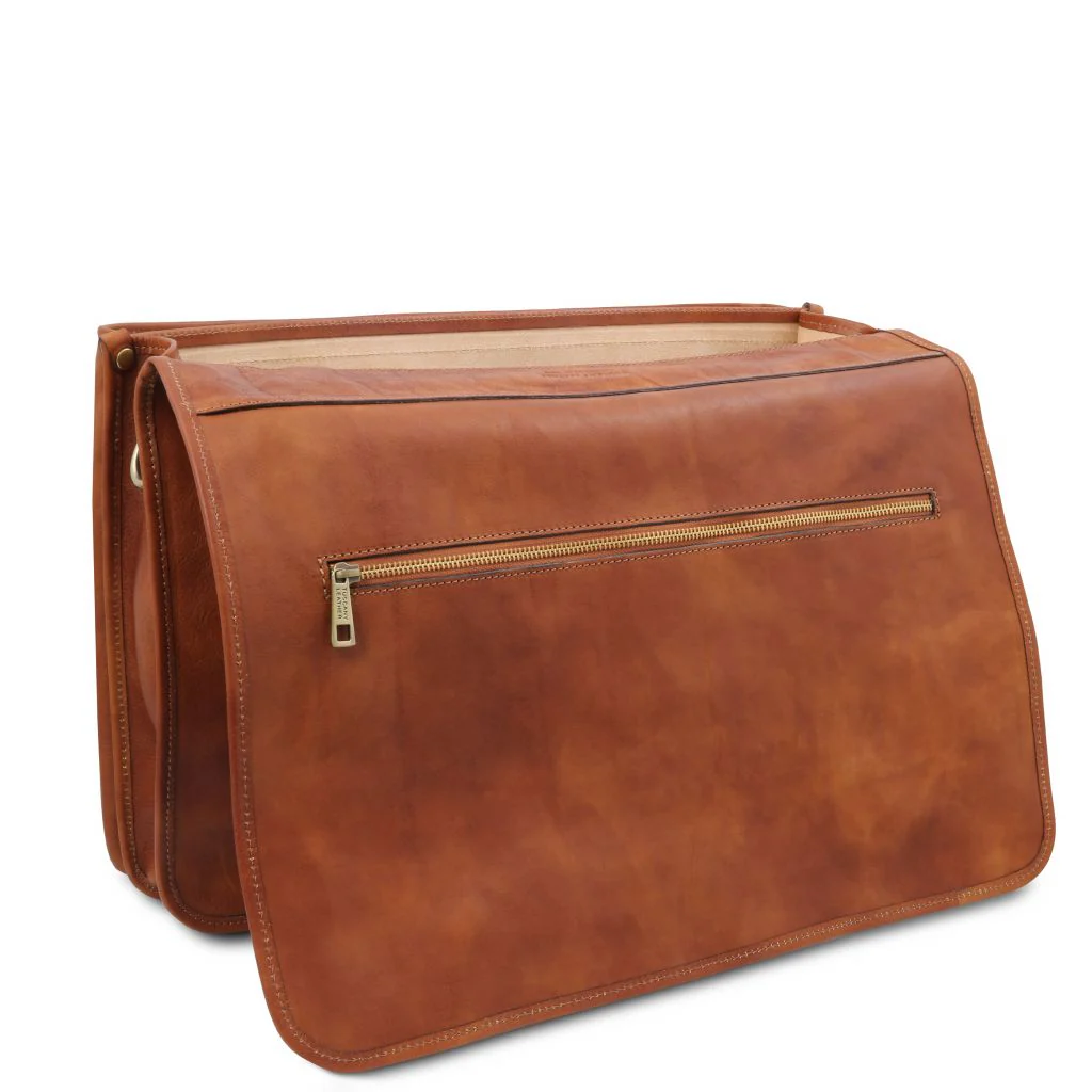 Ancona - Leather Messenger Bag (TL142073) - Image 5