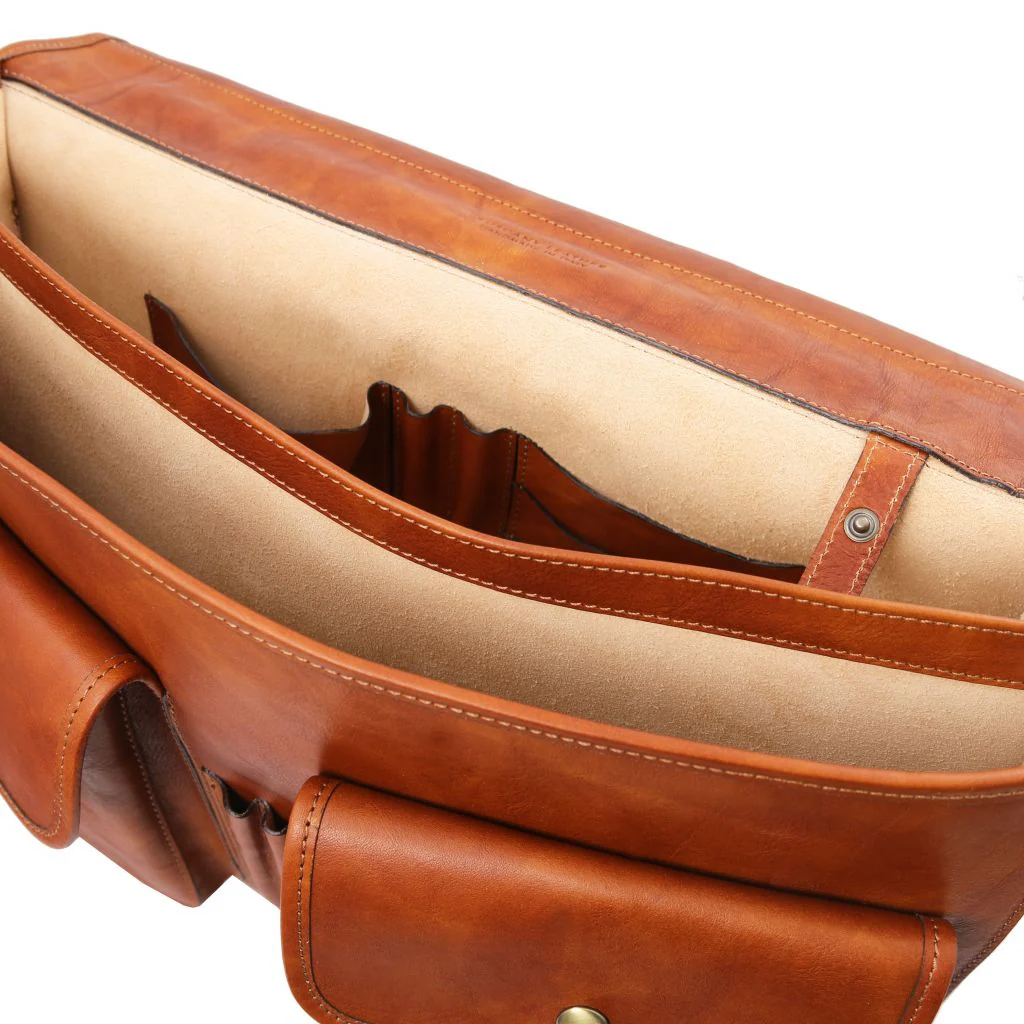 Ancona - Leather Messenger Bag (TL142073) - Image 7