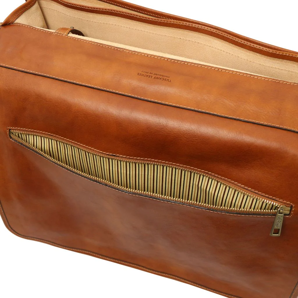 Ancona - Leather Messenger Bag (TL142073) - Image 9