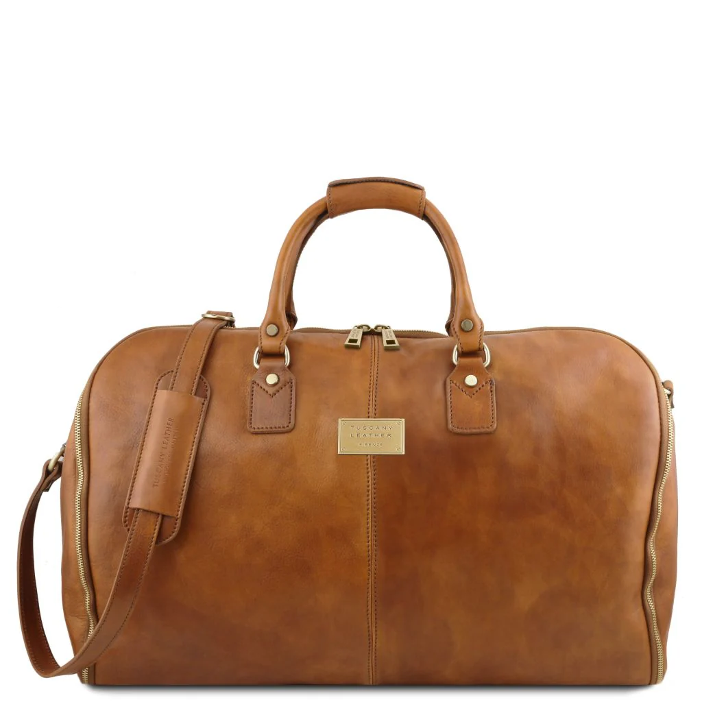 Antigua - Travel Leather Duffle/Garment Bag (TL142341) - Image 10