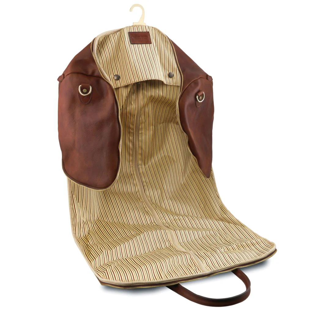 Antigua - Travel Leather Duffle/Garment Bag (TL142341) - Image 5