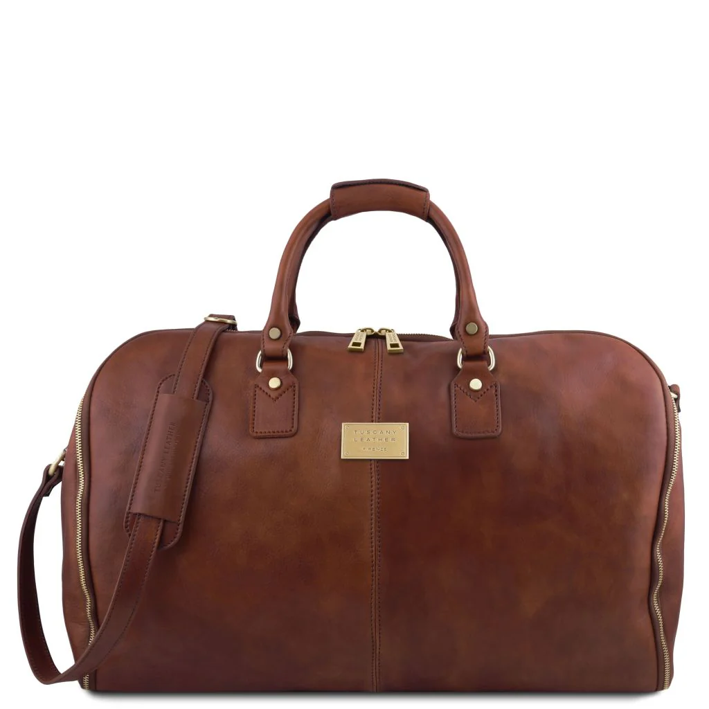 Antigua - Travel Leather Duffle/Garment Bag (TL142341) - Image 9