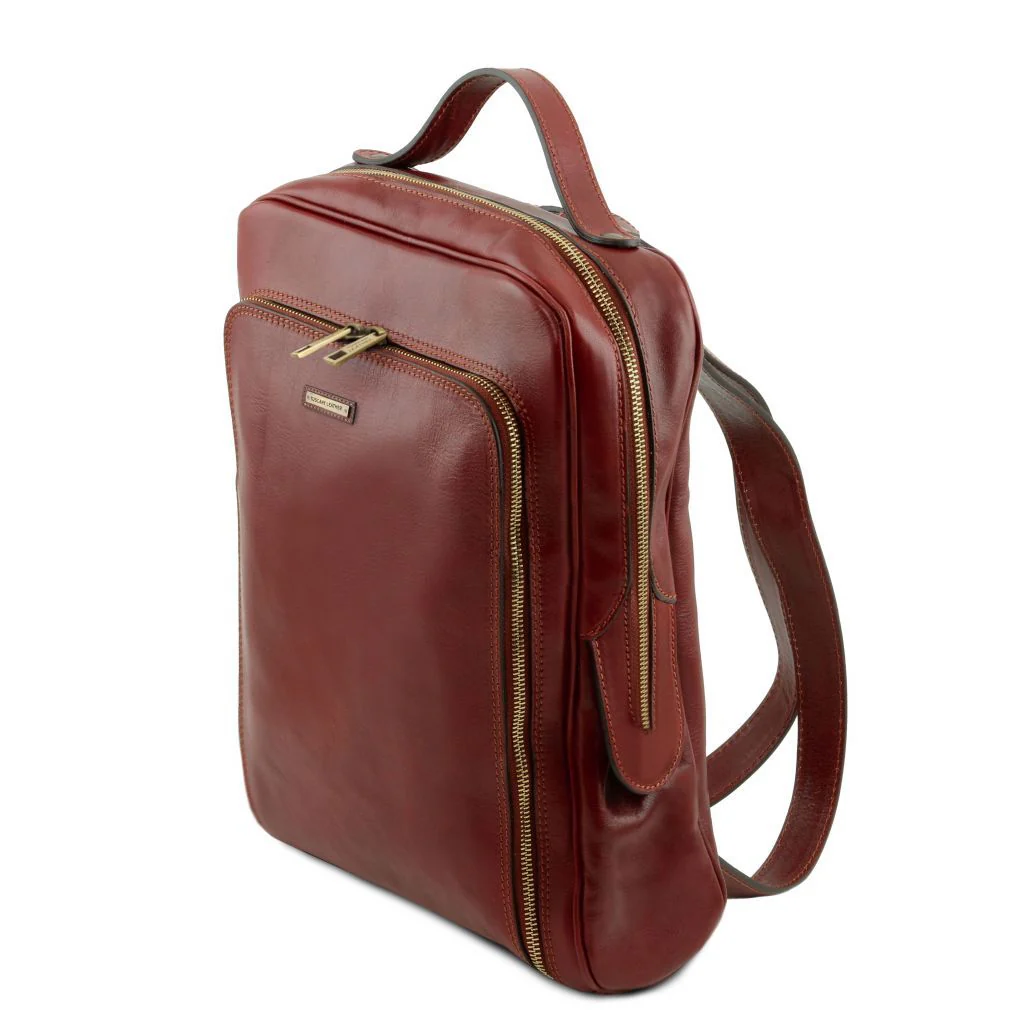 Bangkok - Leather Laptop Backpack (TL141793) - Image 3