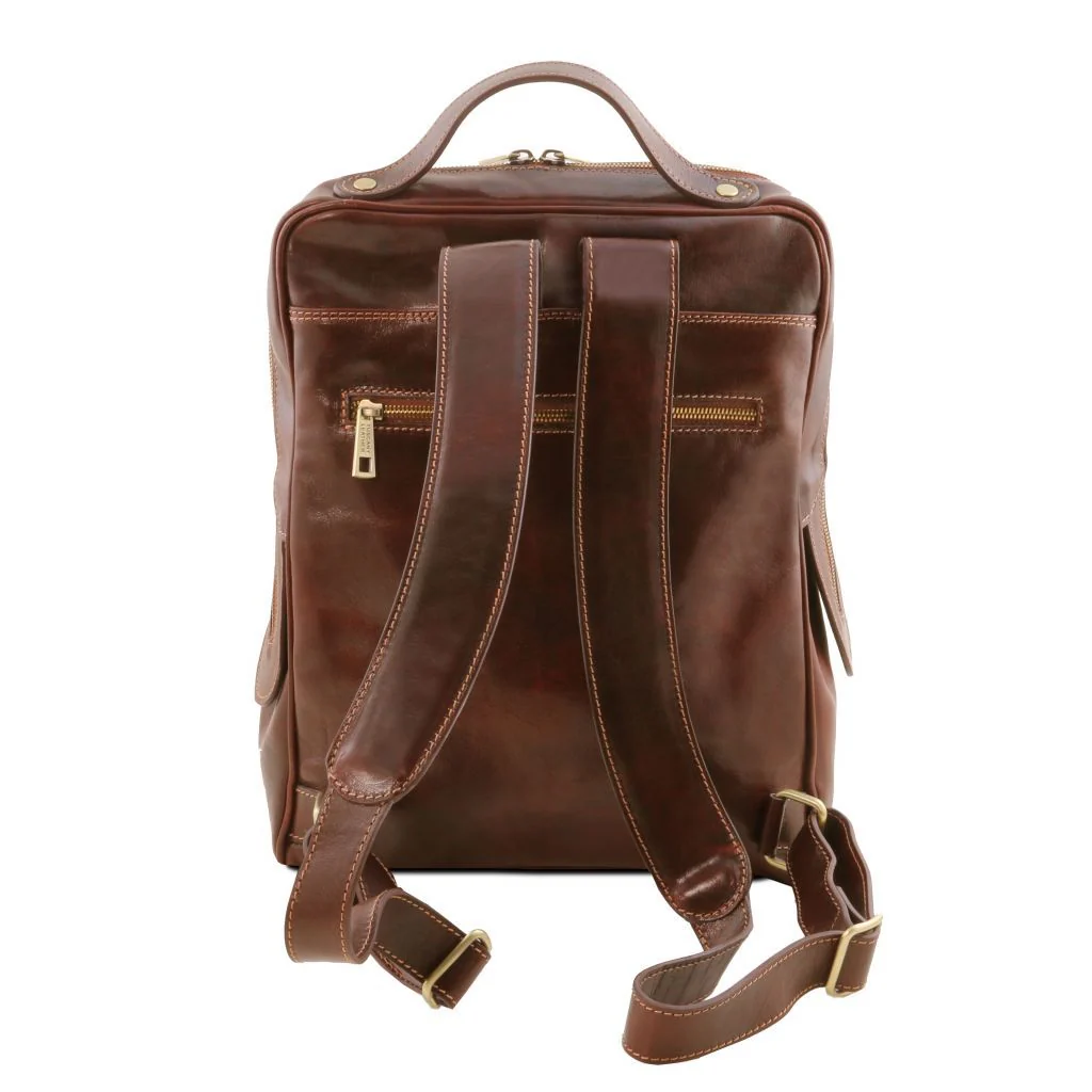 Bangkok - Leather Laptop Backpack (TL141793) - Image 4