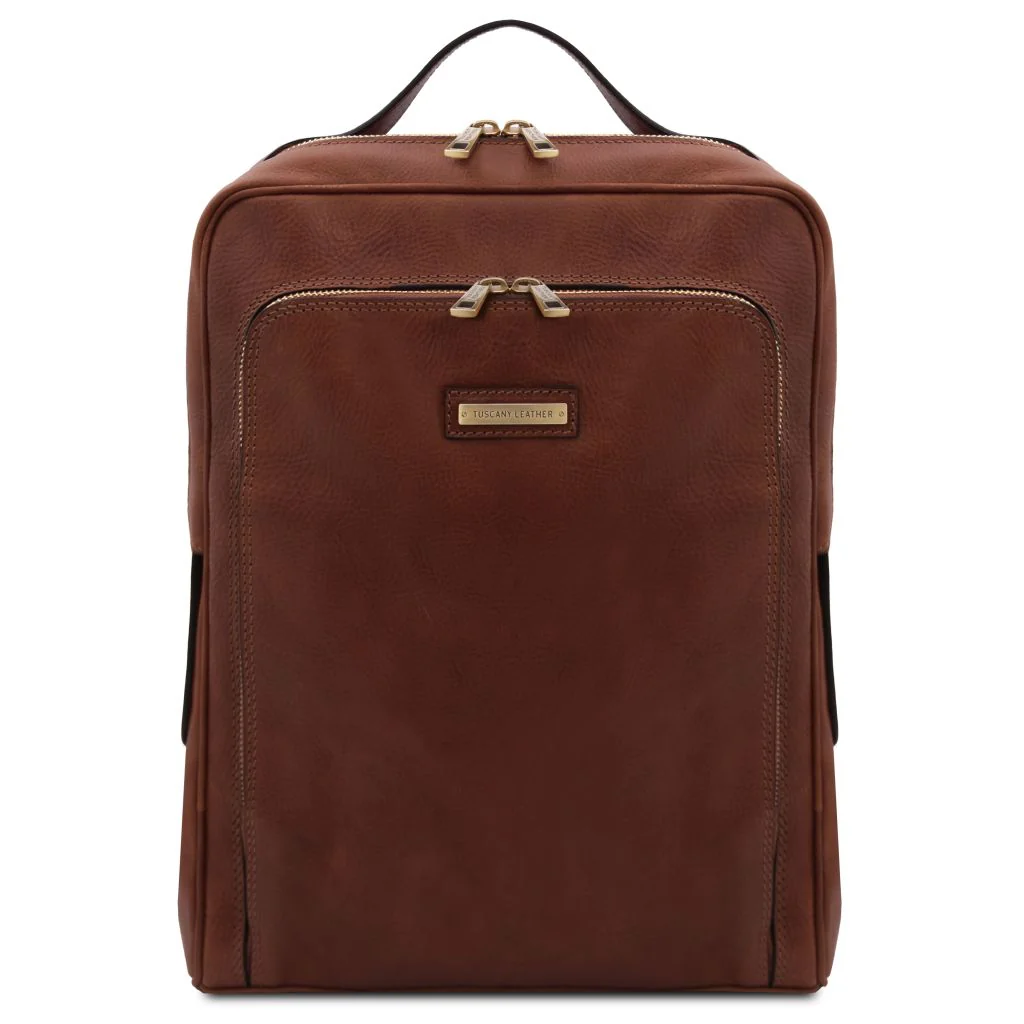 Bangkok - Leather Laptop Backpack (TL141793) - Image 9