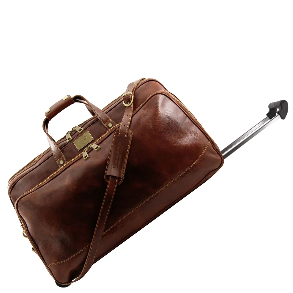 Bora Bora - Trolley Leather Bag - Small Size (TL3065) - Image 2