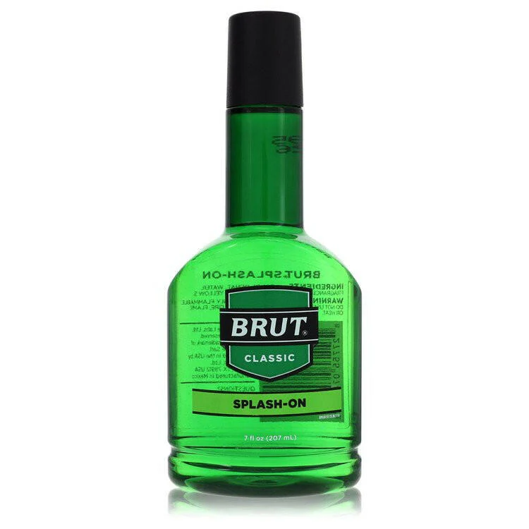 Brut Cologne Splash-On Lotion (Plastic Bottle Unboxed) By Faberge - 7 oz
