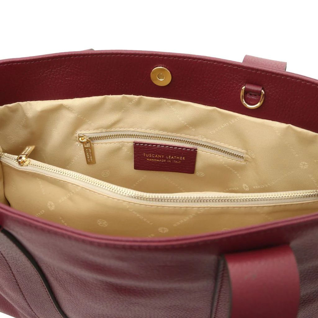 Callie - Soft Leather Shoulder Bag (TL142415) - Image 6