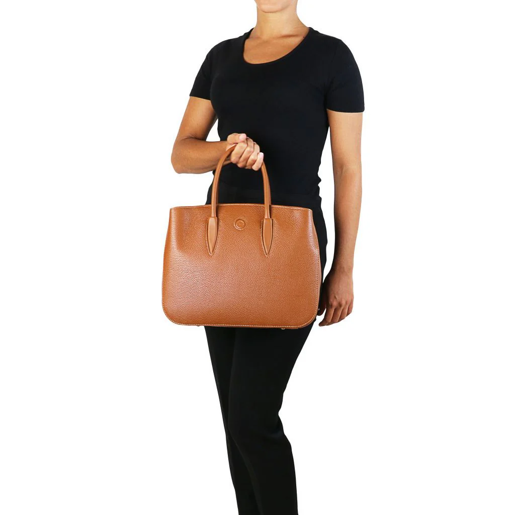 Camelia - Leather Handbag (TL141728) - Image 6