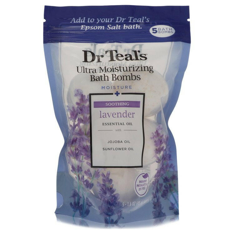 Dr Teal's Ultra Moisturizing Bath Bombs Five (5) 1.6 oz