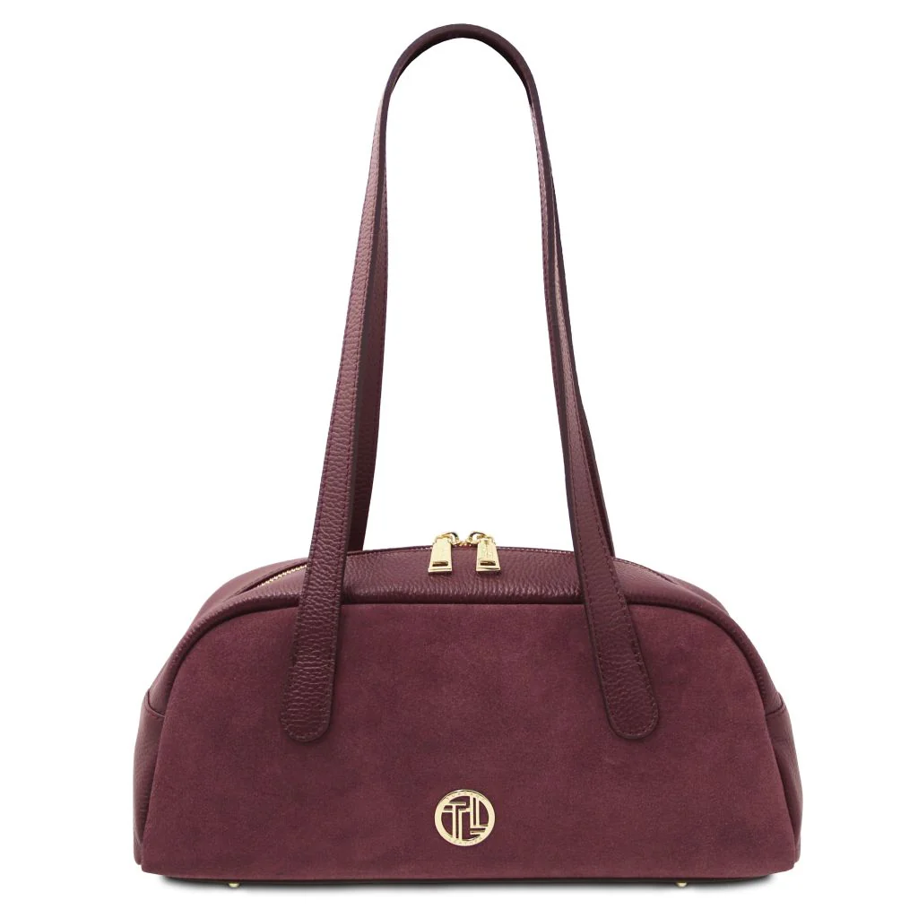 Eclaire - Suede Leather Shoulder Bag (TL142516)