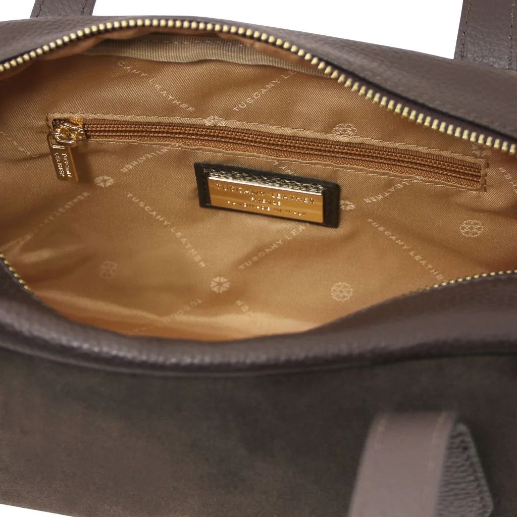 Eclaire - Suede Leather Shoulder Bag (TL142516) - Image 13