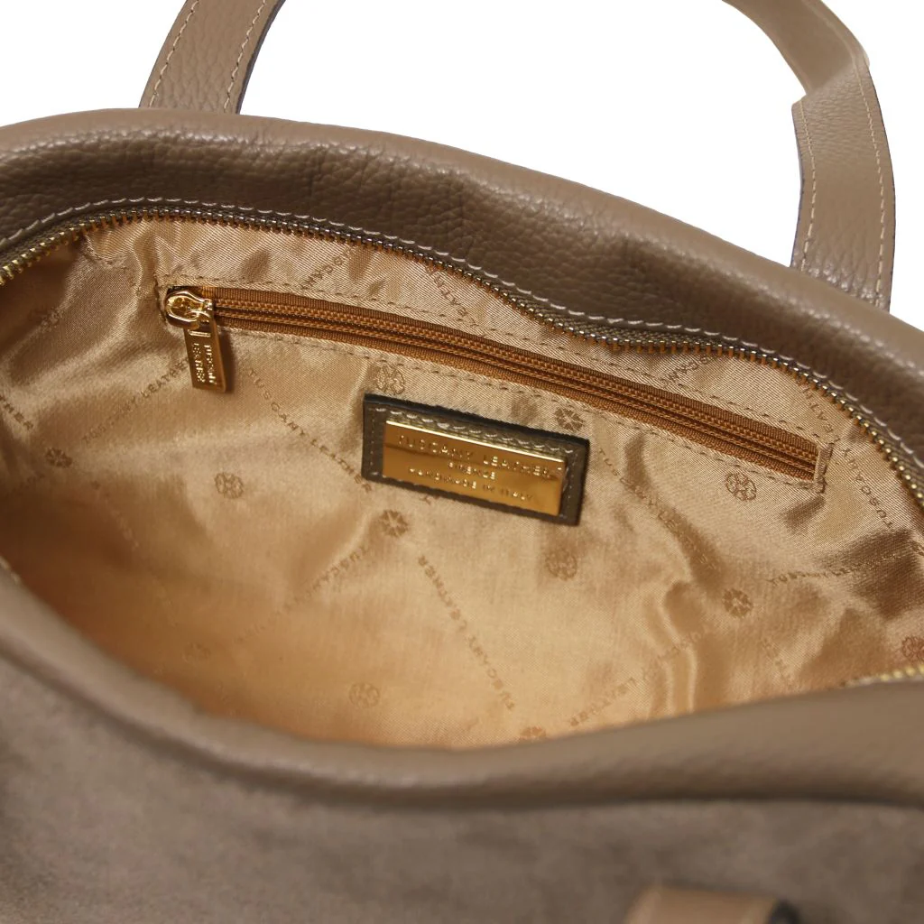 Eclaire - Suede Leather Shoulder Bag (TL142516) - Image 18