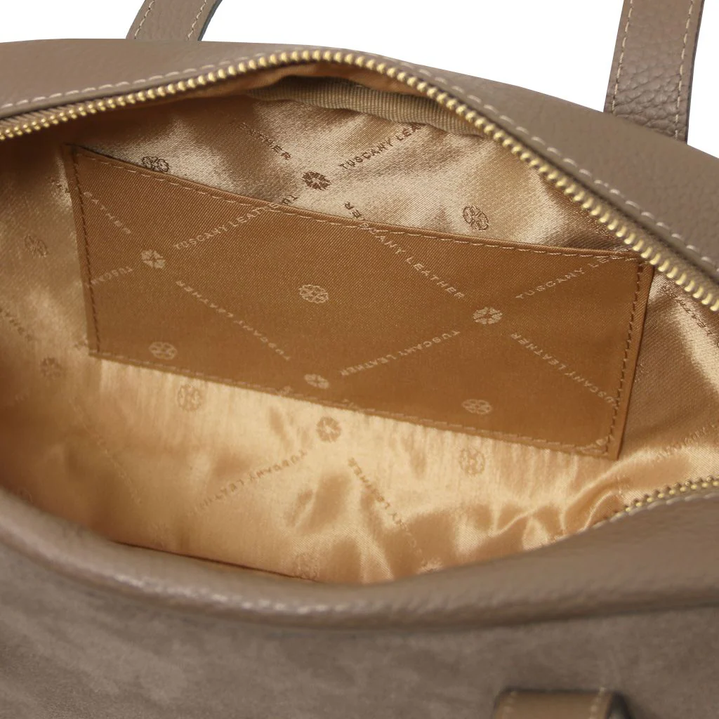 Eclaire - Suede Leather Shoulder Bag (TL142516) - Image 19