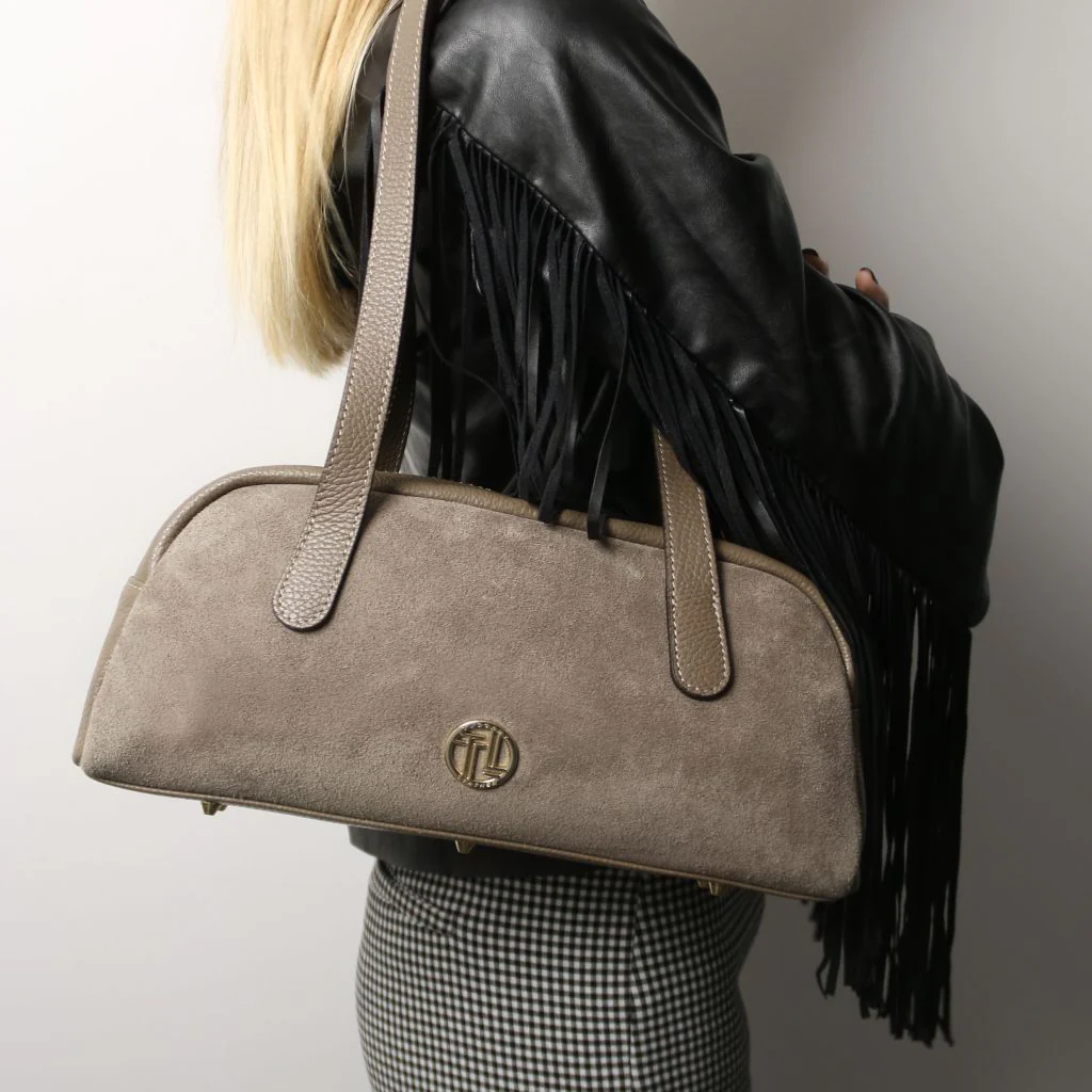 Eclaire - Suede Leather Shoulder Bag (TL142516) - Image 7