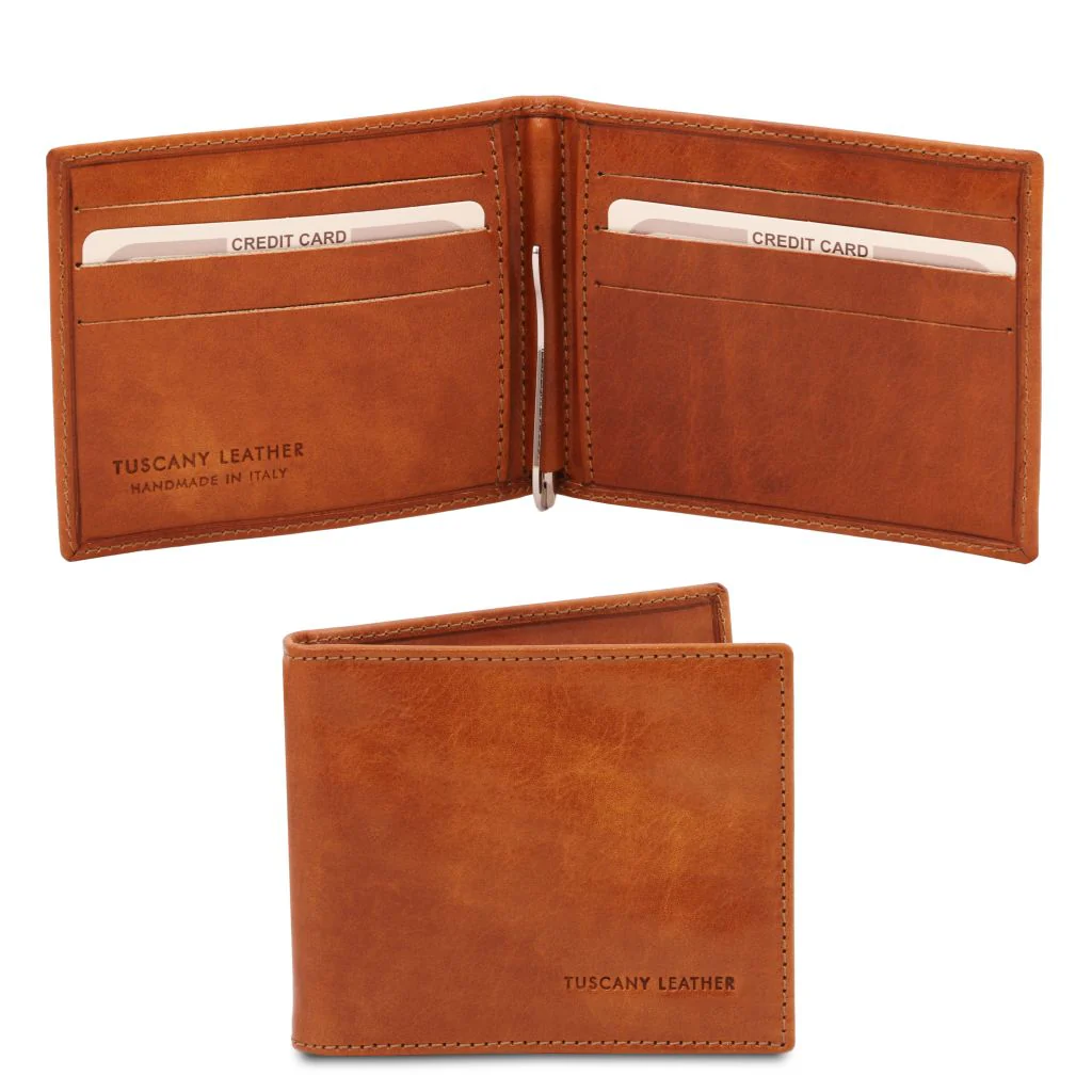 Exclusive Leather Card Holder With Money Clip (TL142055) - Image 5