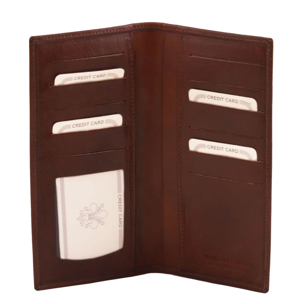 Exclusive Vertical 2 Fold Leather Wallet (TL140784) - Image 3