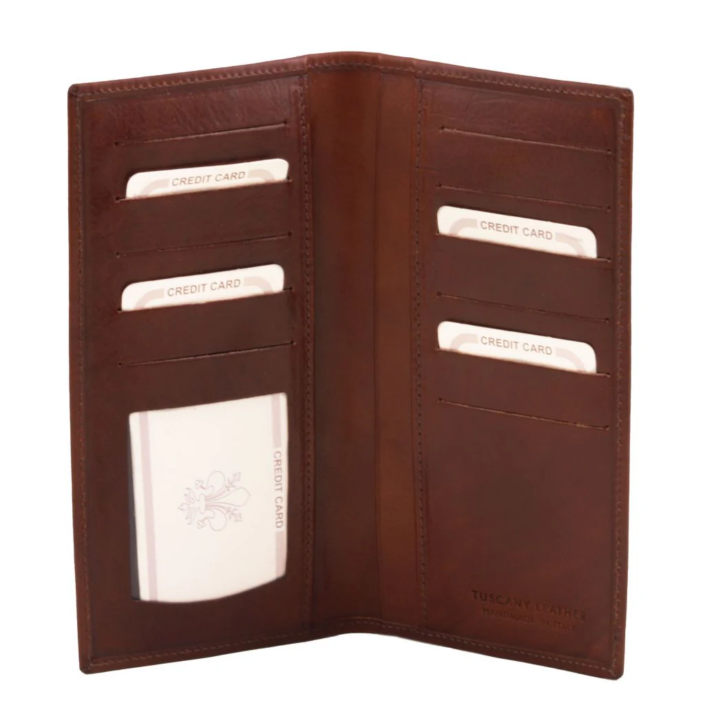 Exclusive Vertical 2 Fold Leather Wallet (TL140784) - Image 4
