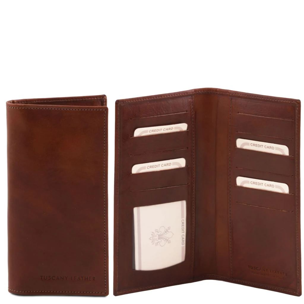 Exclusive Vertical 2 Fold Leather Wallet (TL140784) - Image 7