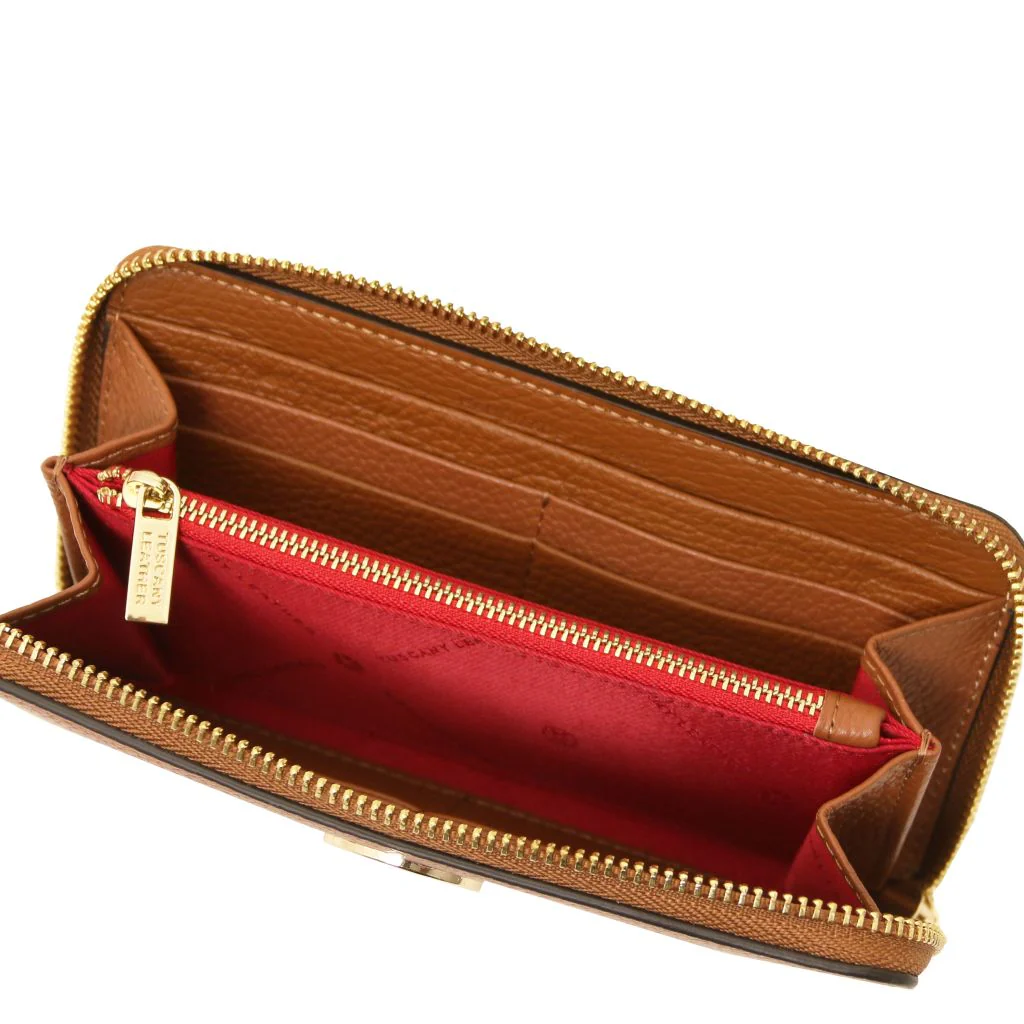 Financier - Exclusive Zip Around Leather Wallet (TL142485) - Image 4