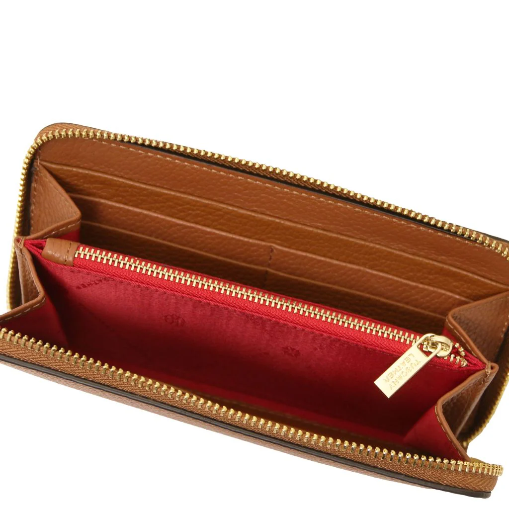 Financier - Exclusive Zip Around Leather Wallet (TL142485) - Image 5