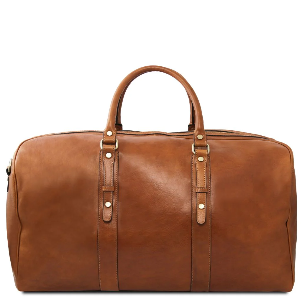 Francoforte - Exclusive Leather Weekender Travel Bag (TL142338) - Image 3