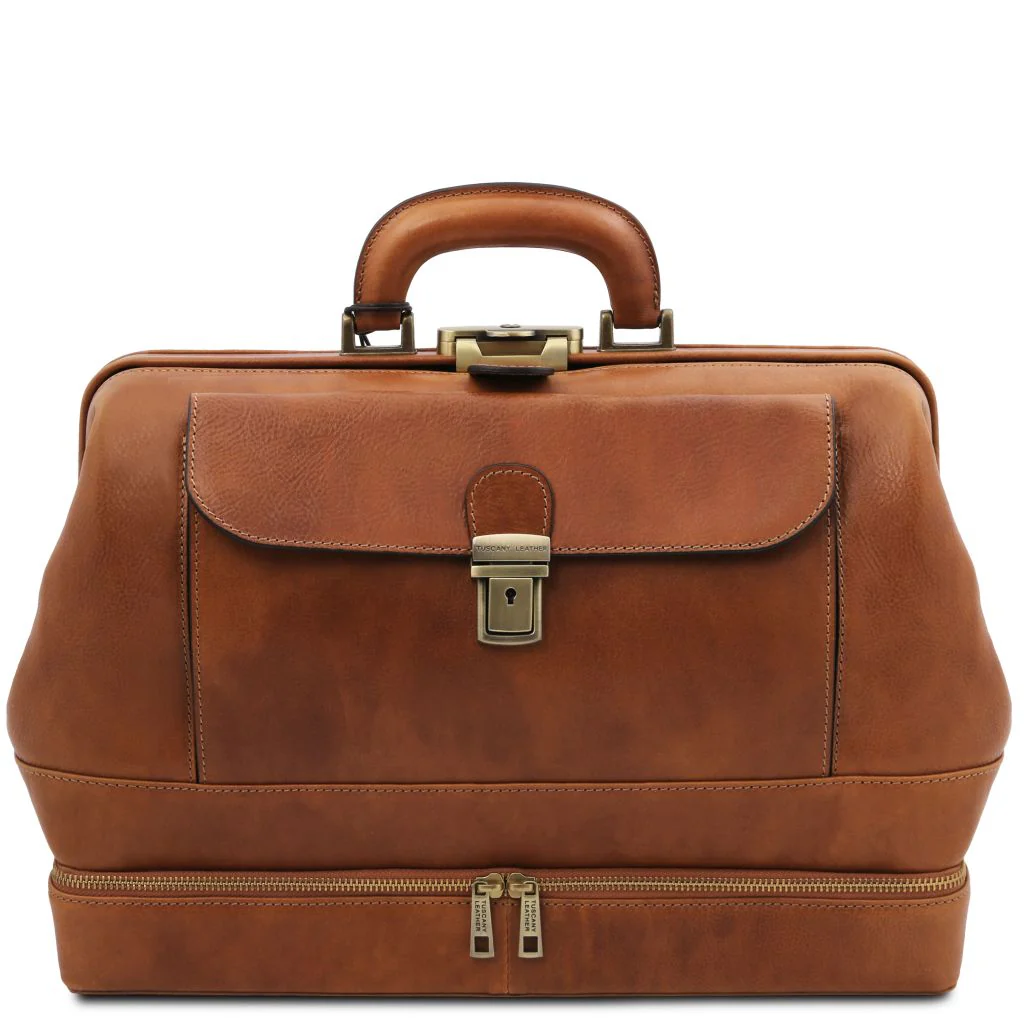 Giotto - Exclusive Double-Bottom Leather Doctor Bag (TL142344) - Image 12