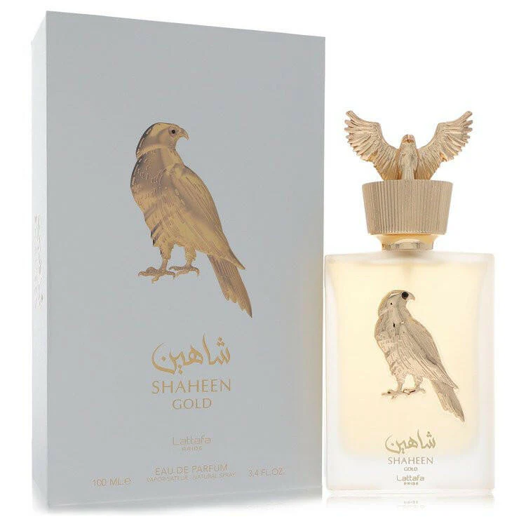 Lattafa Pride Shaheen Gold Eau De Parfum Spray By Lattafa - 3.4 oz