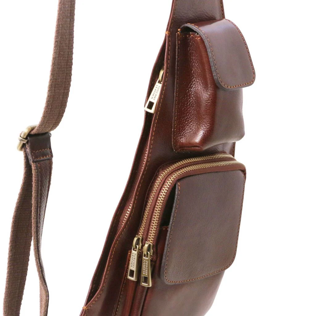 Leather Crossover Bag (TL141352) - Image 3