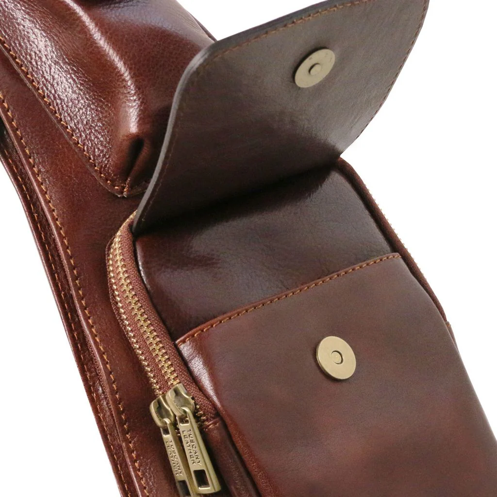 Leather Crossover Bag (TL141352) - Image 5