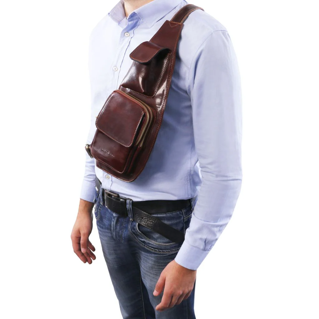 Leather Crossover Bag (TL141352) - Image 8
