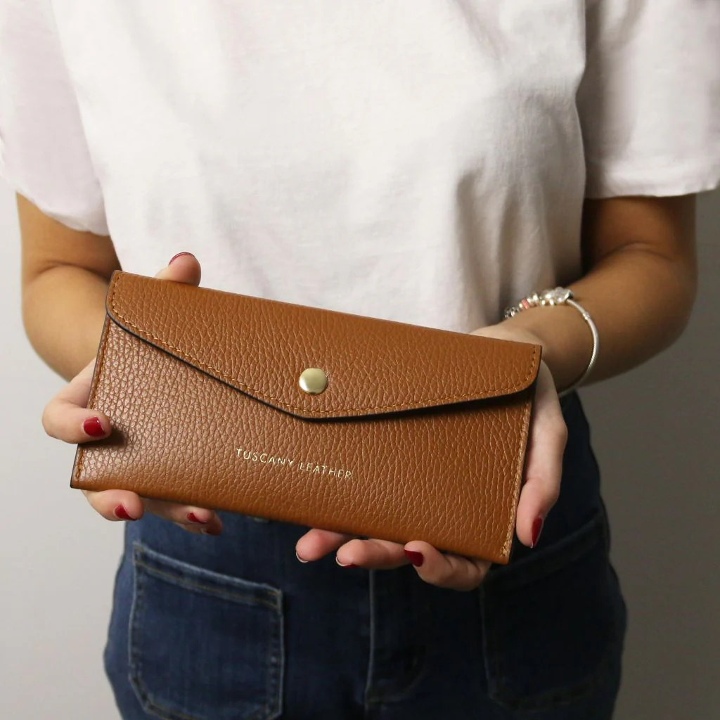 Leather Envelope Wallet (TL142322) - Image 5