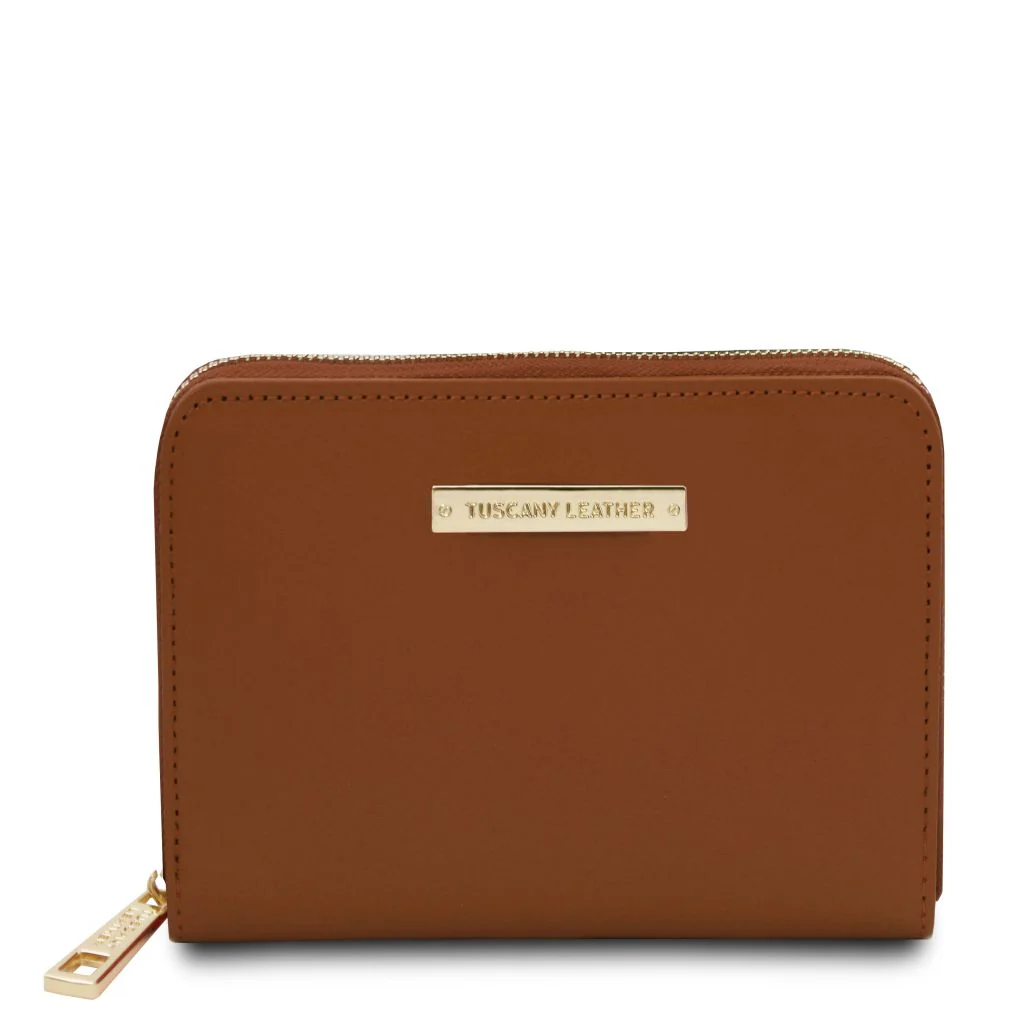 Leda - Exclusive Zip Around Leather Wallet (TL142320)
