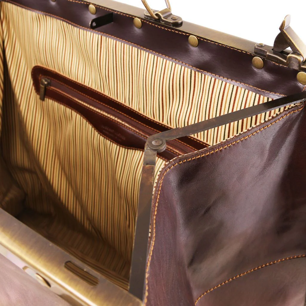 Madrid - Gladstone Leather Bag - Large Size (TL1022) - Image 5