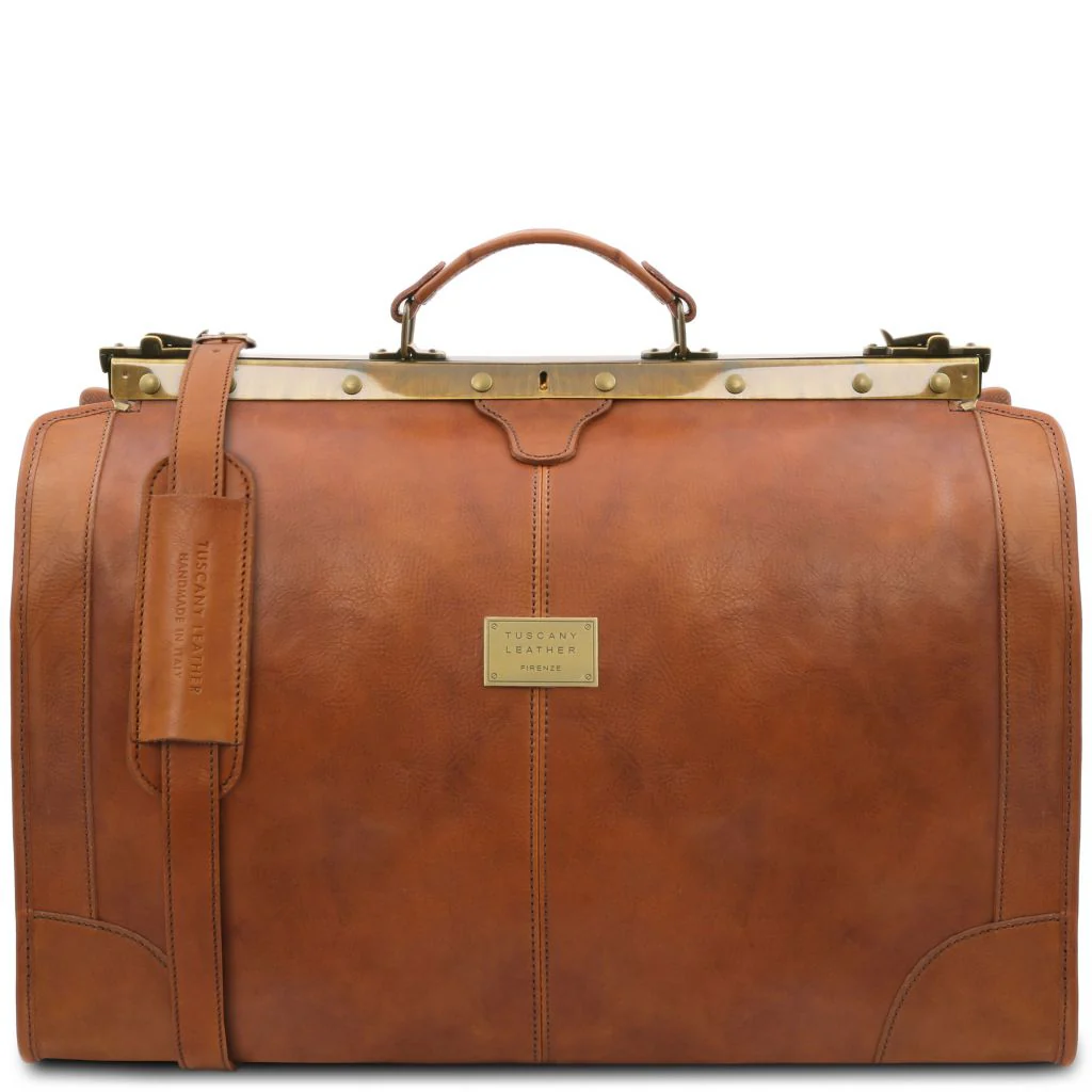Madrid - Gladstone Leather Bag - Large Size (TL1022) - Image 6