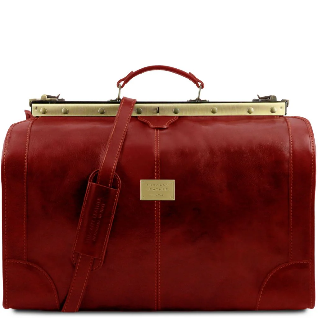 Madrid - Gladstone Leather Bag - Large Size (TL1022) - Image 8