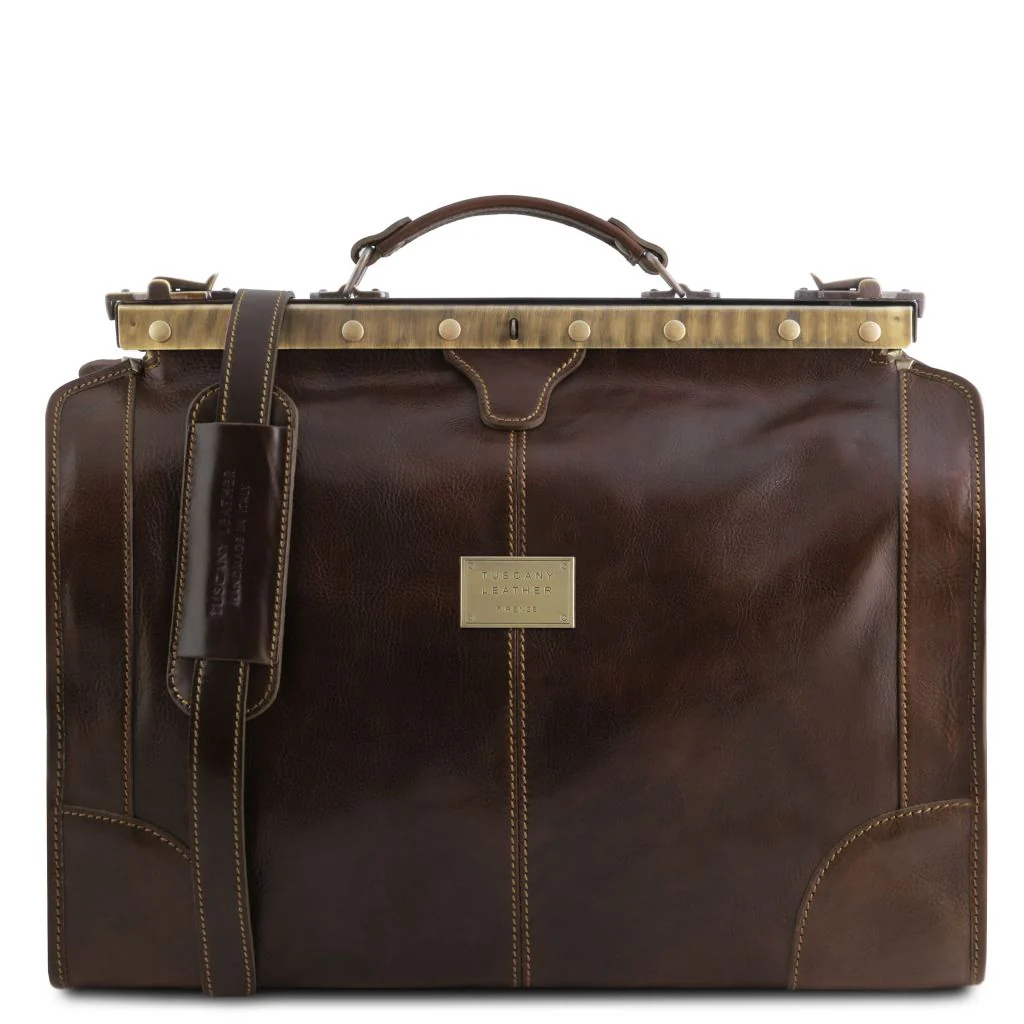 Madrid - Gladstone Leather Bag - Small Size (TL1023) - Image 10