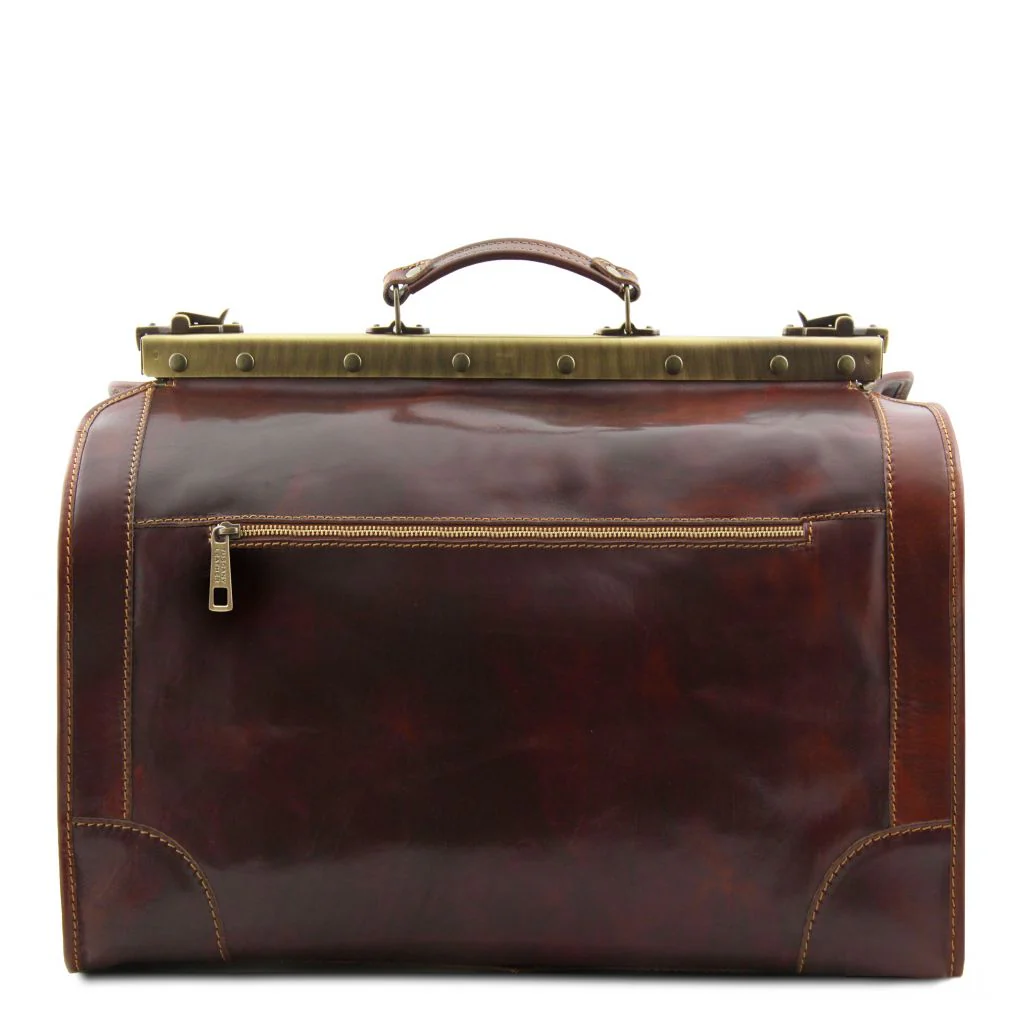 Madrid - Gladstone Leather Bag - Small Size (TL1023) - Image 3