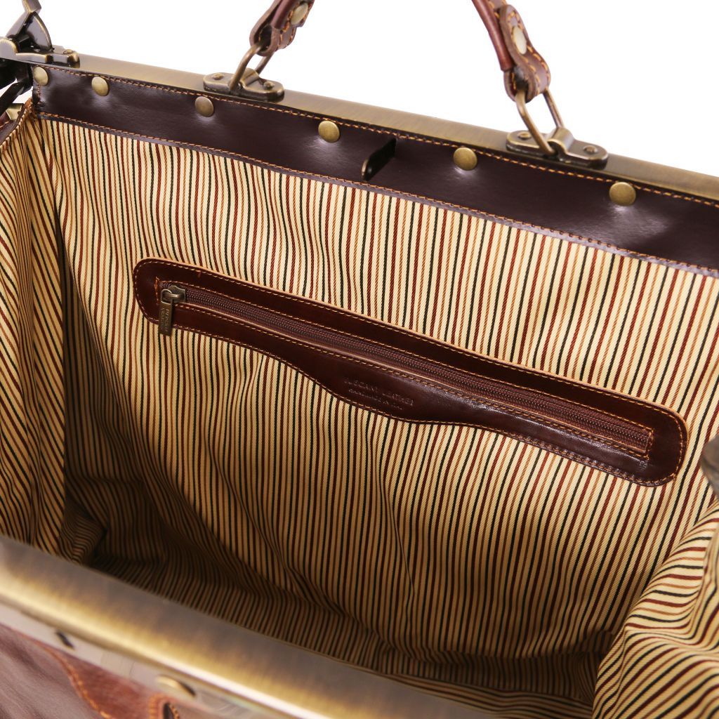 Madrid - Gladstone Leather Bag - Small Size (TL1023) - Image 4