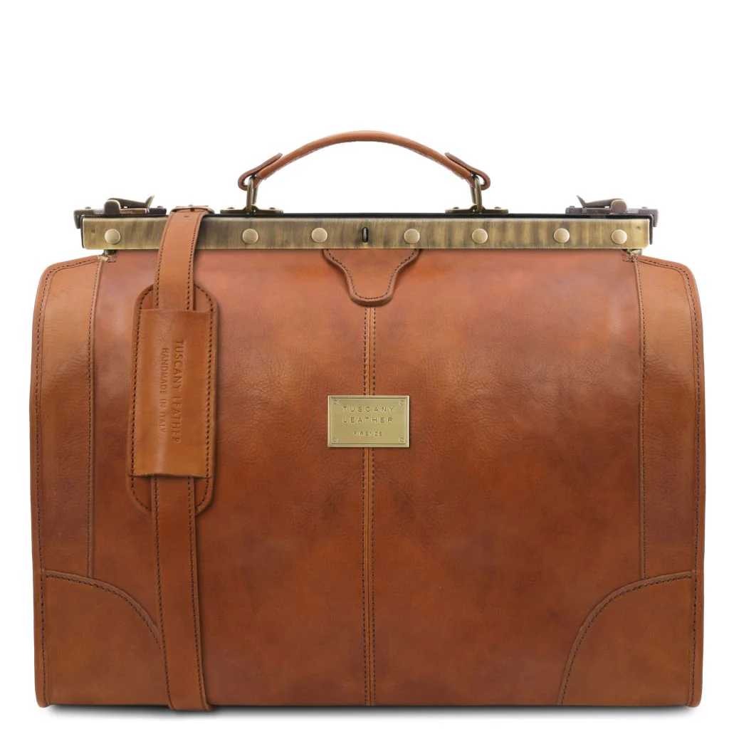 Madrid - Gladstone Leather Bag - Small Size (TL1023) - Image 6