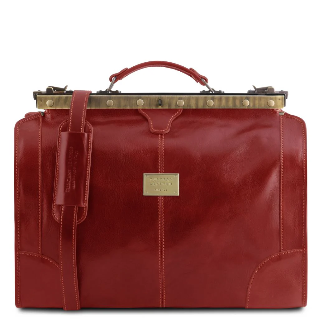 Madrid - Gladstone Leather Bag - Small Size (TL1023) - Image 7