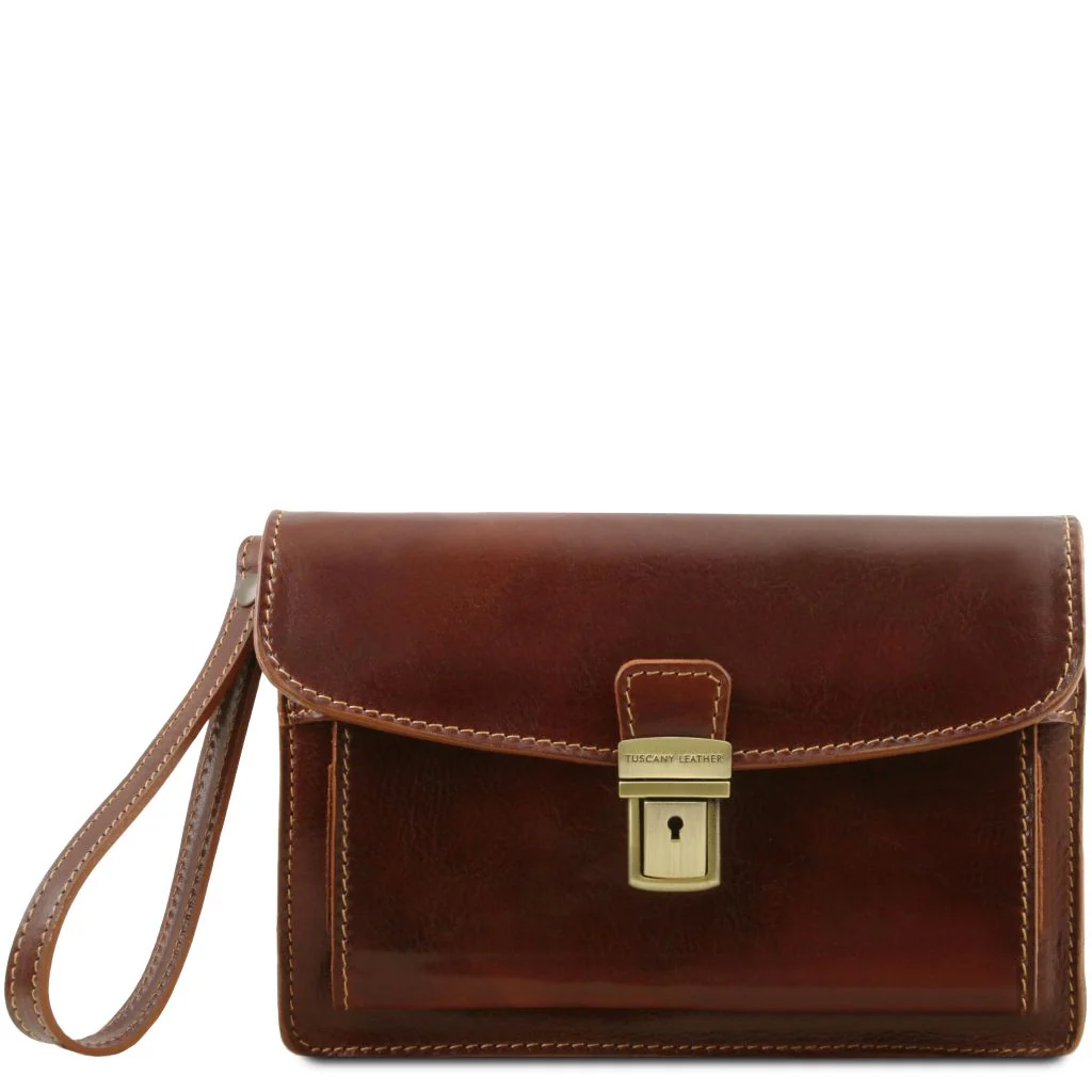 Max - Leather Handy Wrist Bag (TL8075) - Image 7